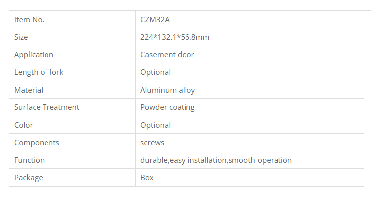 مقبض نافذة الباب czm32a.1
