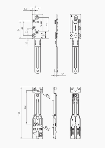 قفل أمان مخفي مضاد للإيقاف AFS03L
