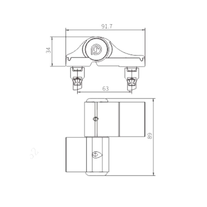 باب بابية المفصلي 3D JX48C