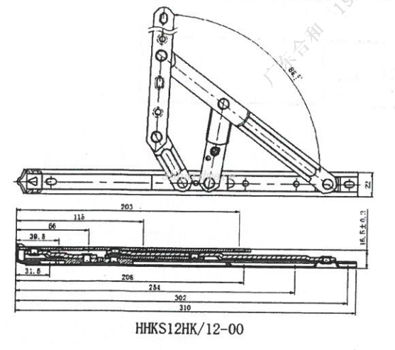 احتكاك نافذة الألومنيوم البقاء HHKS12HK لهونغكونج