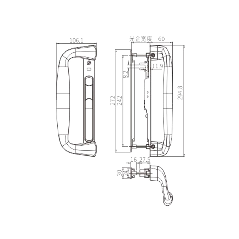 مزلاج قفل منزلق STG40A