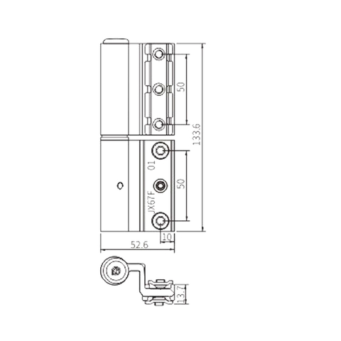 مفصلة النافذة JX67F