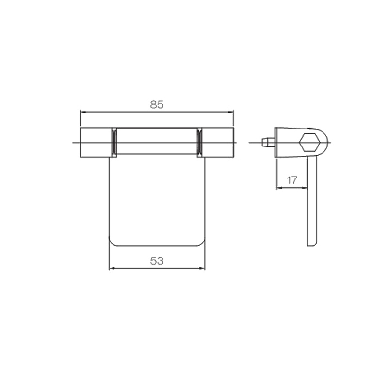 مفصلة نافذة UPVC PJH01