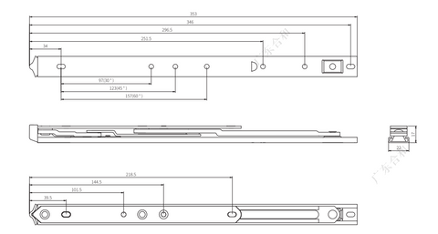 OEM SS304 نافذة الاحتكاك البقاء HHT14