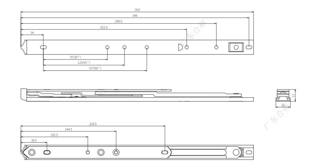 OEM SS304 نافذة الاحتكاك البقاء HHT14