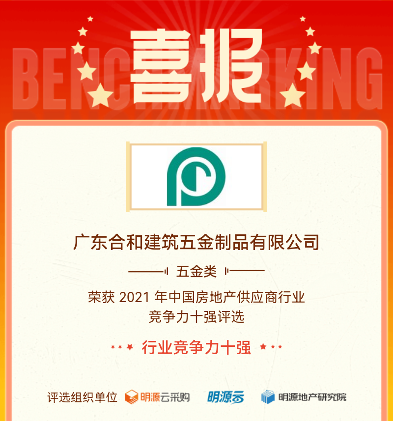 3h-الأجهزة التي فازت بالمراكز العشرة الأولى في القدرة التنافسية لموردي العقارات في الصين 1