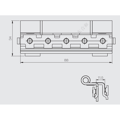 مفصلة مقاومة للحريق FJX03