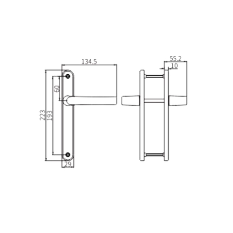 مقبض الباب CZM35