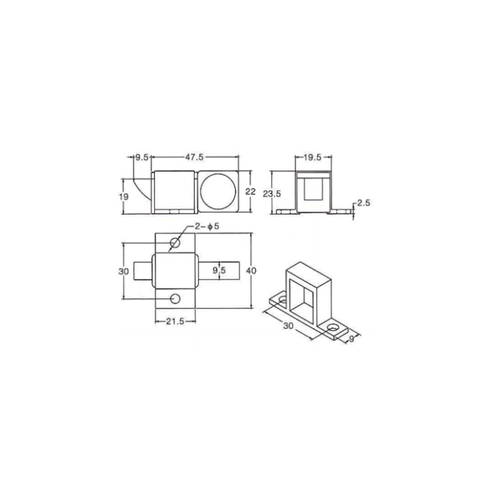 أفضل سعر لباب النافذة فلوش بولت MX507B